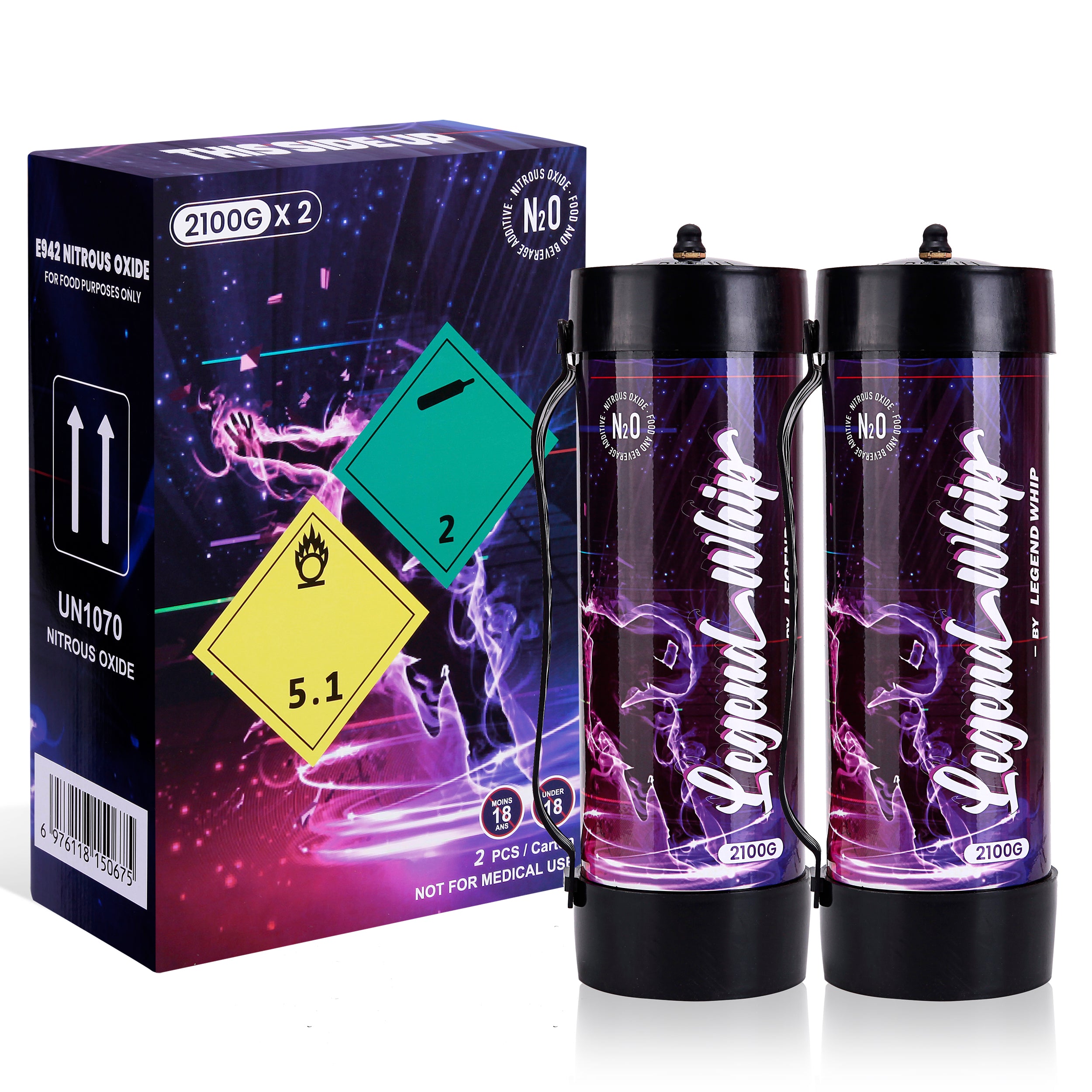 3.3L Cream Chargers 2100G 2-Pack