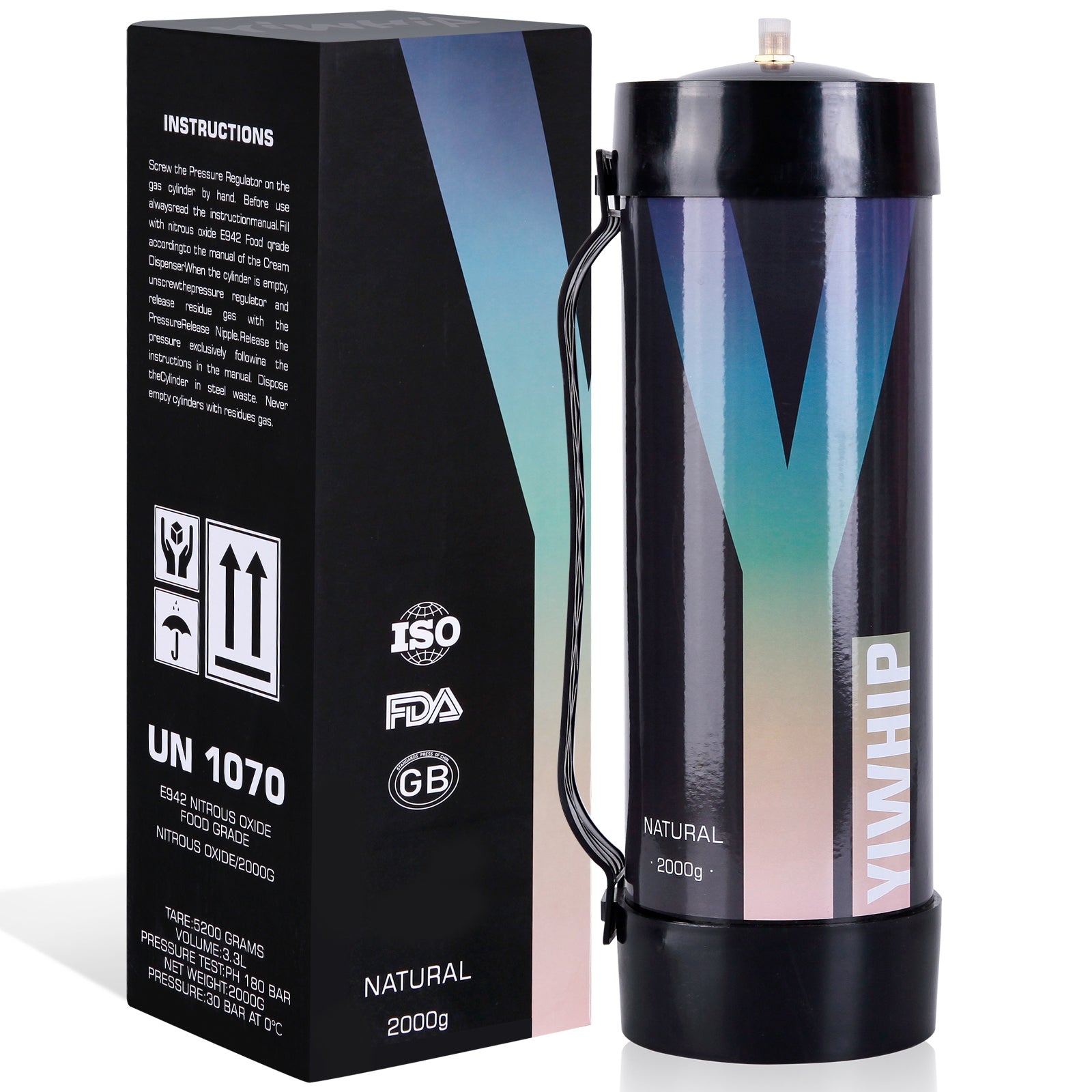 3.3L Cream Chargers 2100G 1-Pack